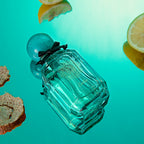 Fresh fruity perfume with clean and vibrant aesthetic, light and refreshing scent