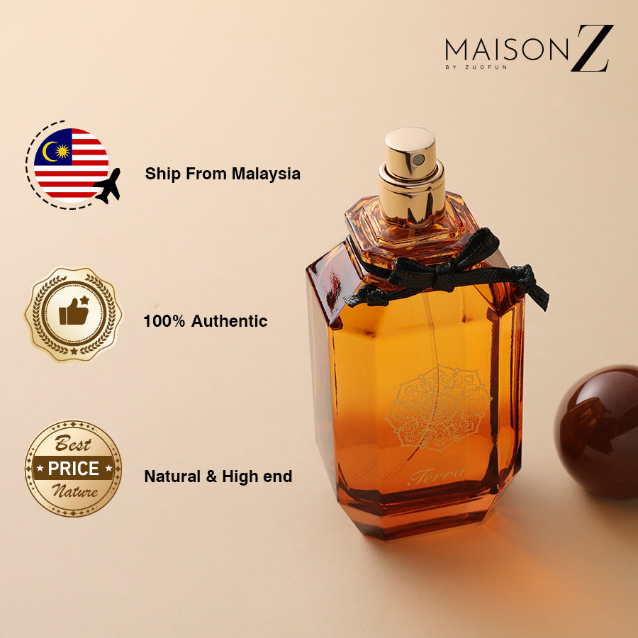Luxury gourmand perfume with elegant warm scent, rich and long-lasting fragrance
