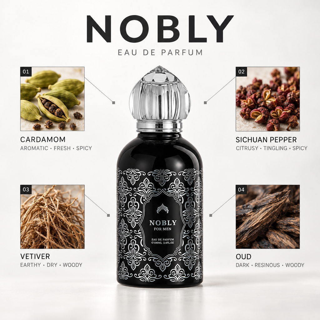 ZUOFUN Perfume Z Nobly Eau de Parfum bottle and packaging