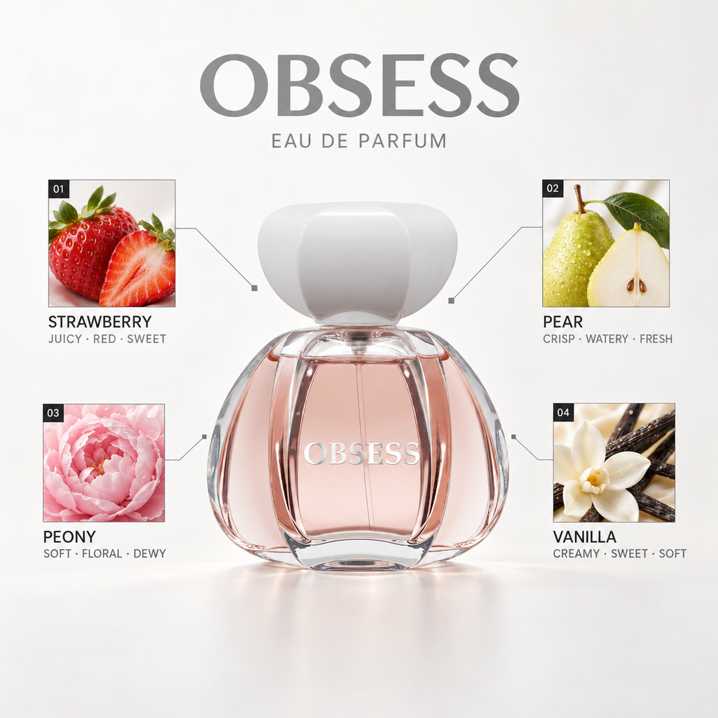 ZUOFUN Perfume Z Obsess Eau de Parfum bottle and packaging