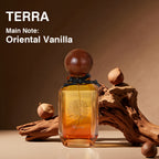 Sweet warm perfume for fall and winter, cozy gourmand fragrance