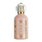 Jardin white floral perfume bottle with jasmine and tuberose notes, soft and elegant fragrance