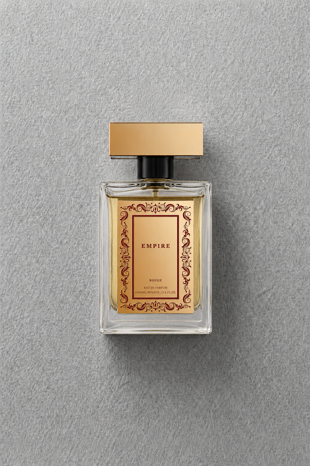 ZUOFUN Maison Z Empire Rouge Eau de Parfum bottle on textured background