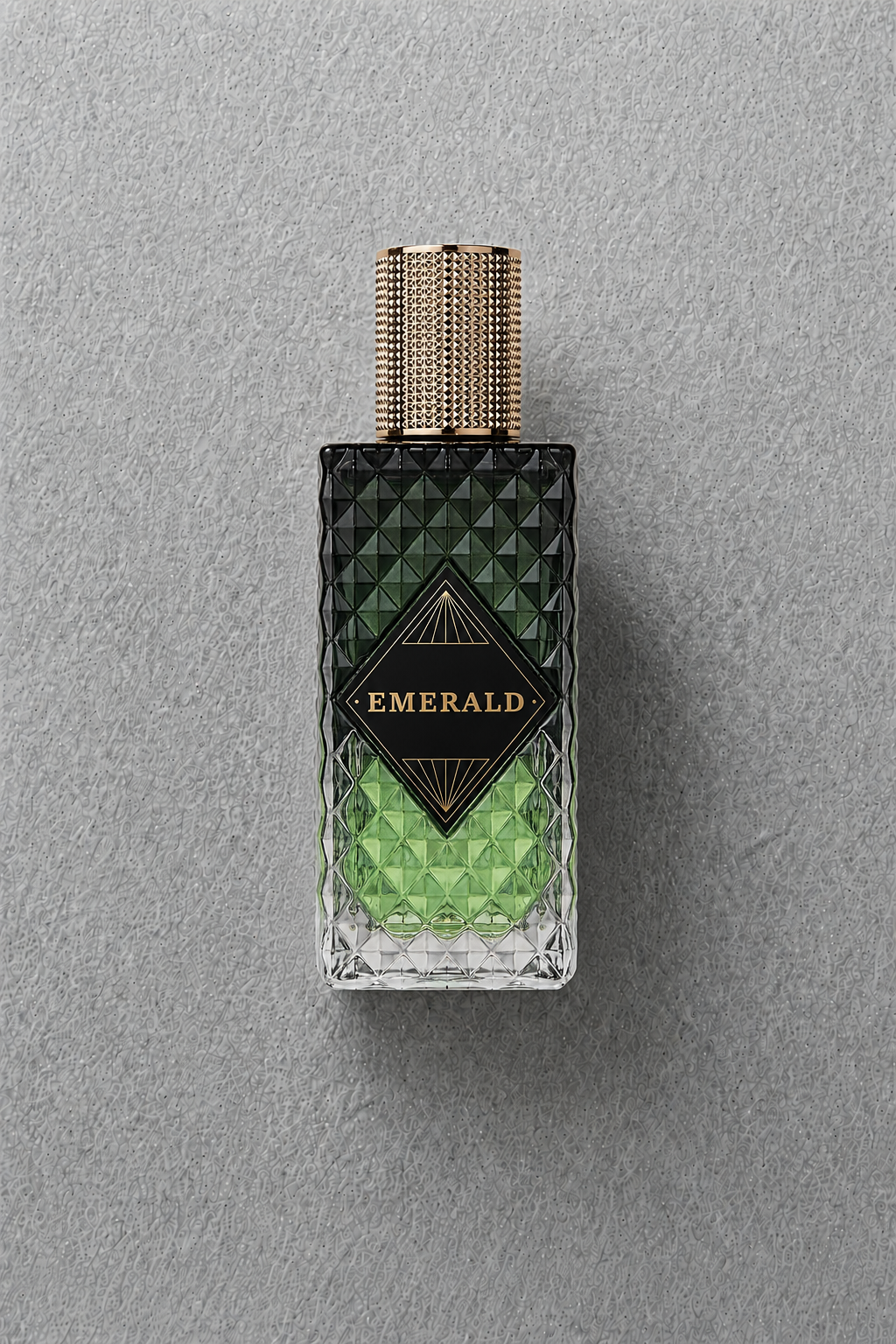ZUOFUN Maison Z Emerald Eau de Parfum bottle on textured background