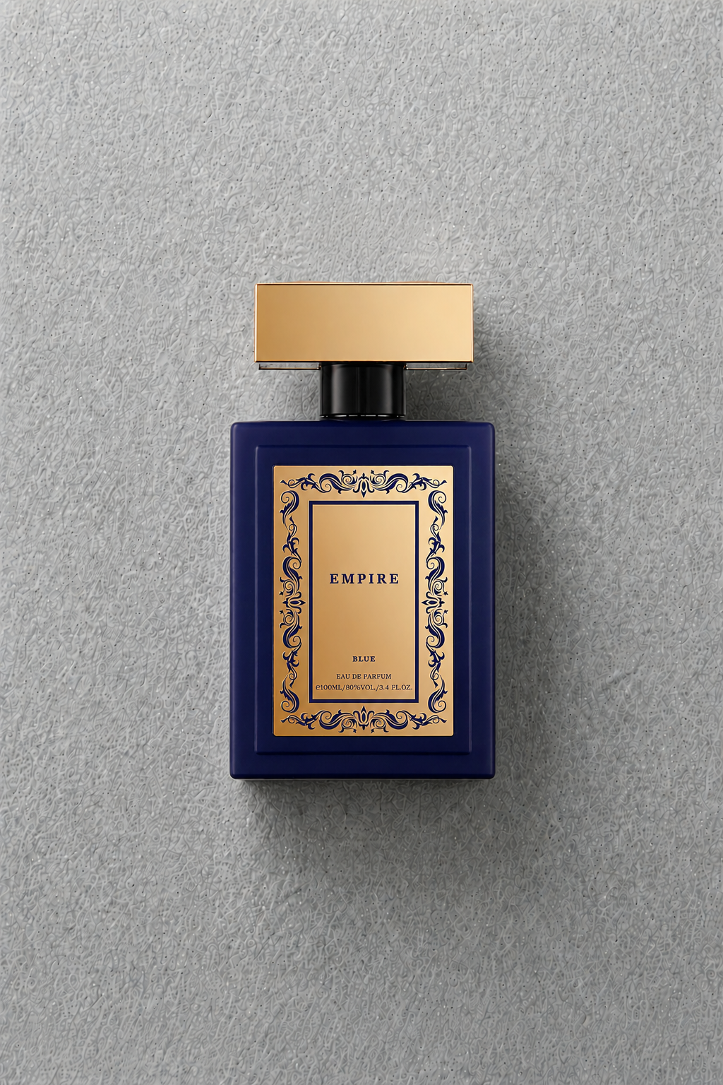ZUOFUN Maison Z Empire Blue Eau de Parfum bottle on textured background