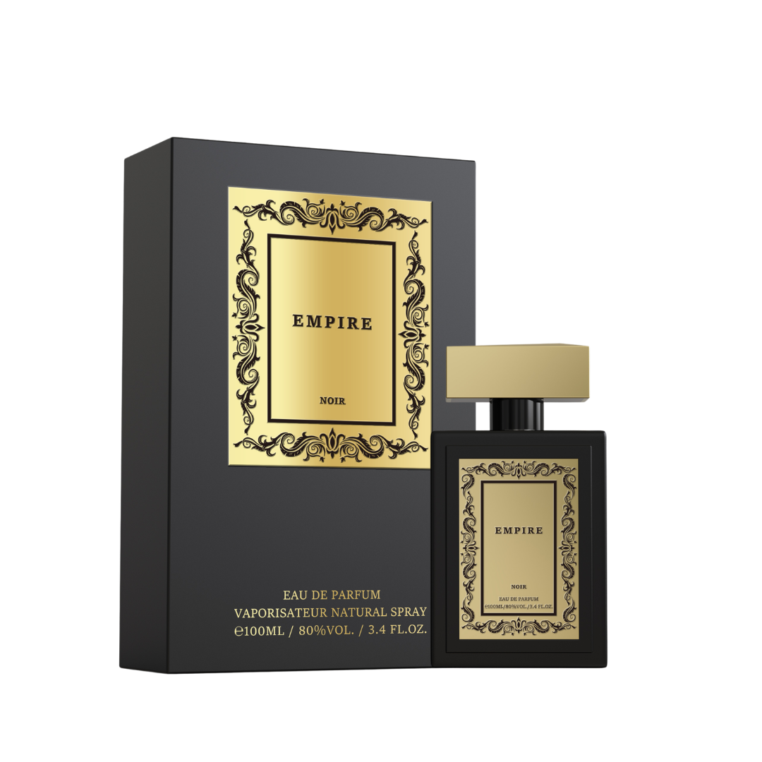 ZUOFUN Maison Z Empire Noir perfume bottle with packaging isolated on transparent background