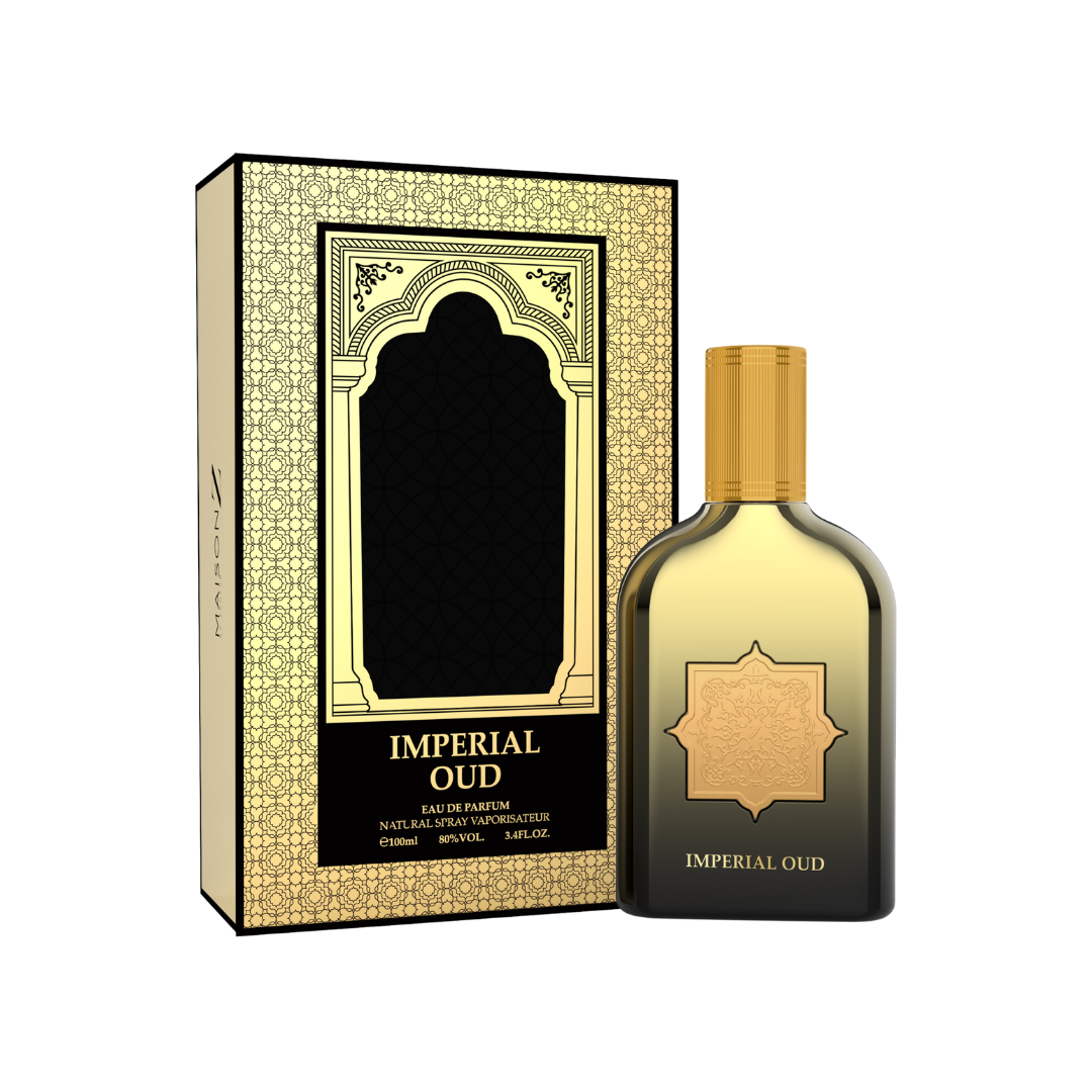 ZUOFUN Maison Z Imperial Oud perfume bottle with packaging isolated on transparent background