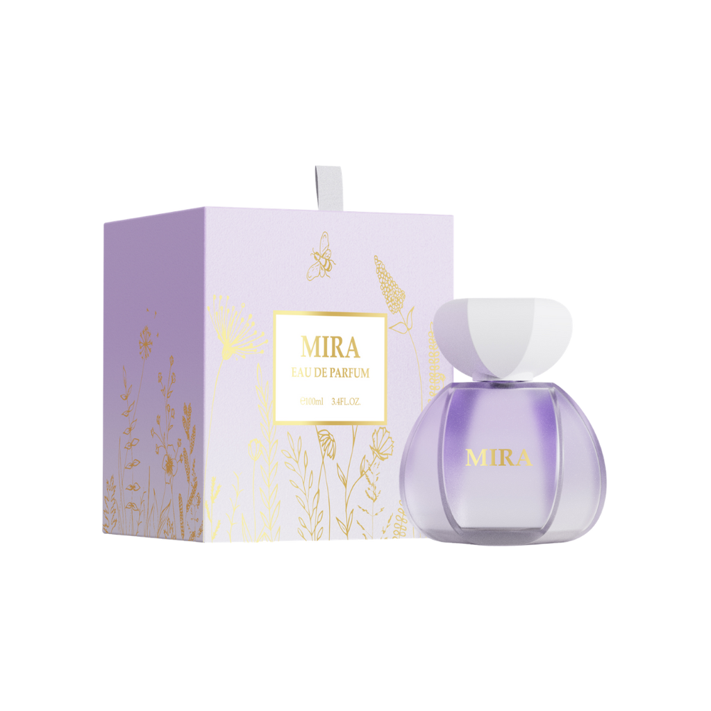 ZUOFUN Maison Z Mira perfume bottle with packaging isolated on transparent background