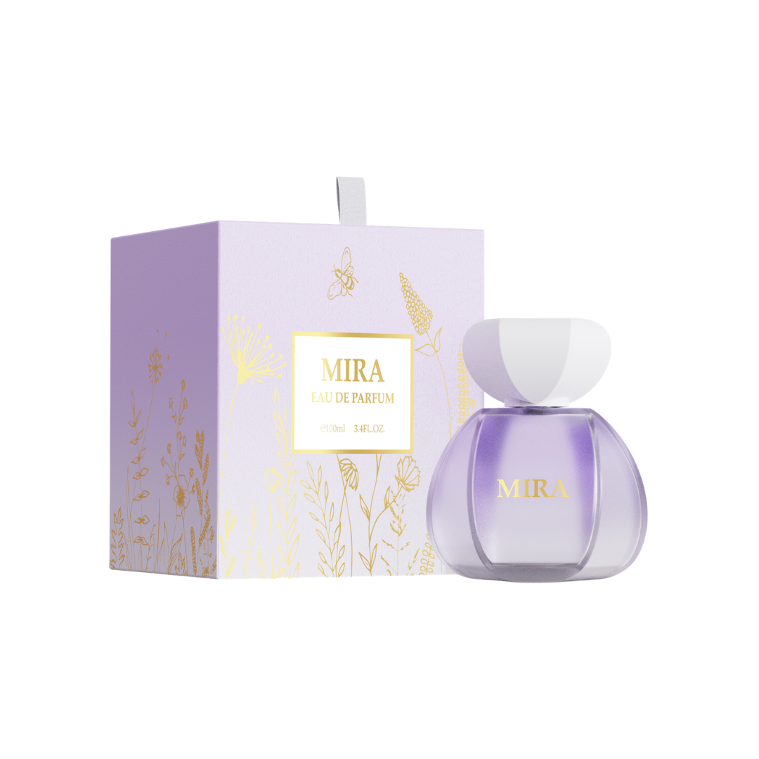 ZUOFUN Maison Z Mira perfume bottle with packaging isolated on transparent background