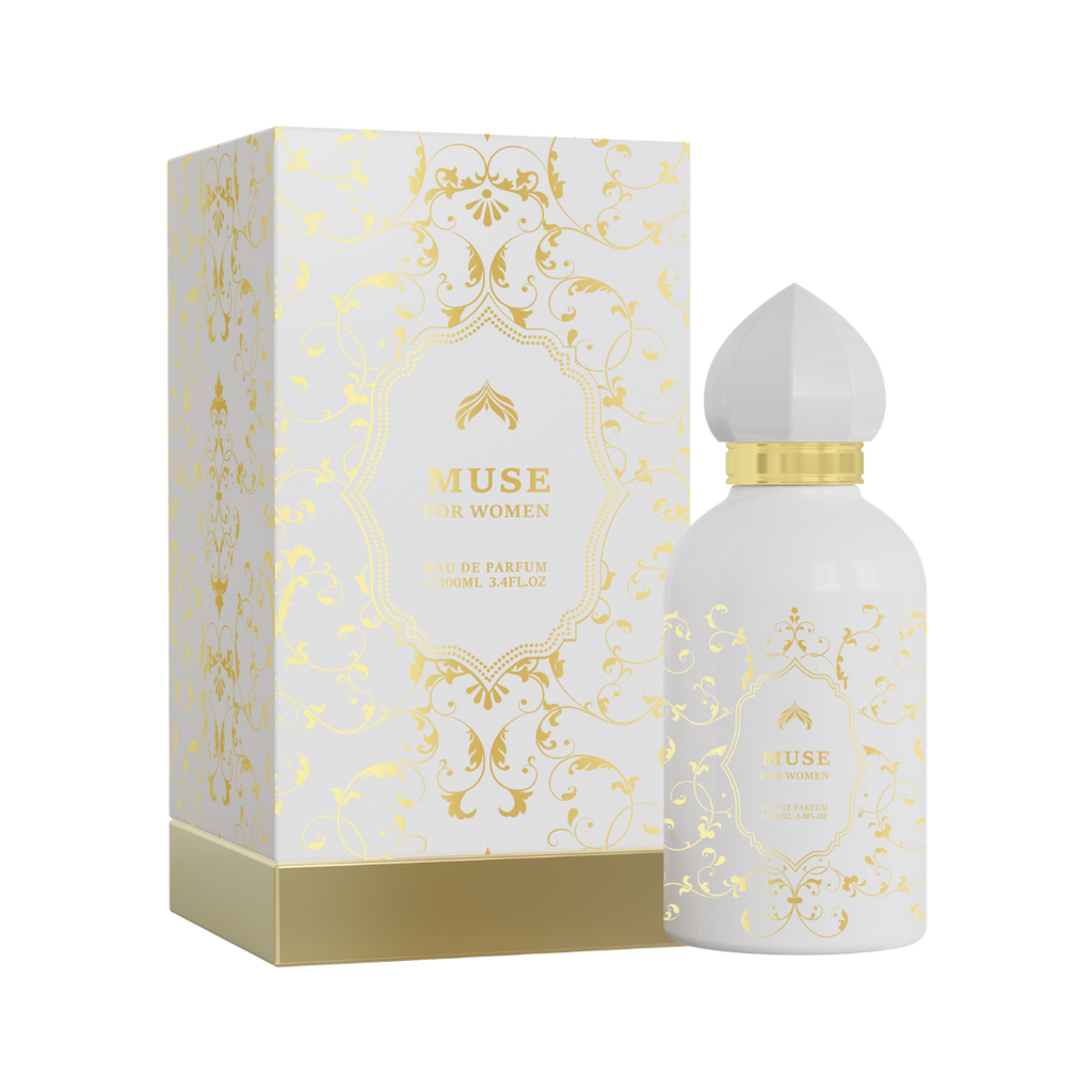 ZUOFUN Maison Z Muse perfume bottle with packaging isolated on transparent background