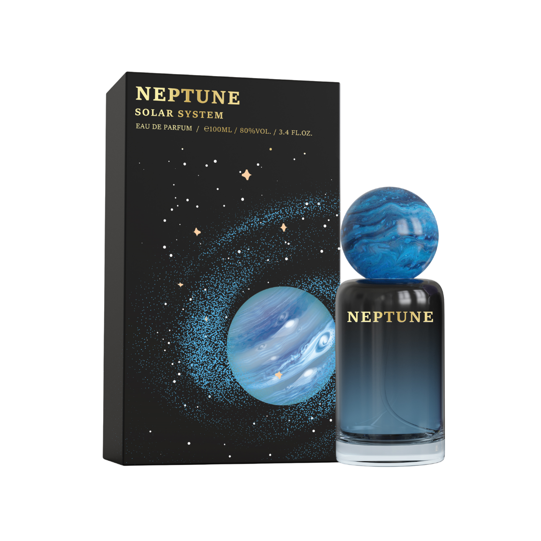 ZUOFUN Maison Z Neptune perfume bottle with packaging isolated on transparent background