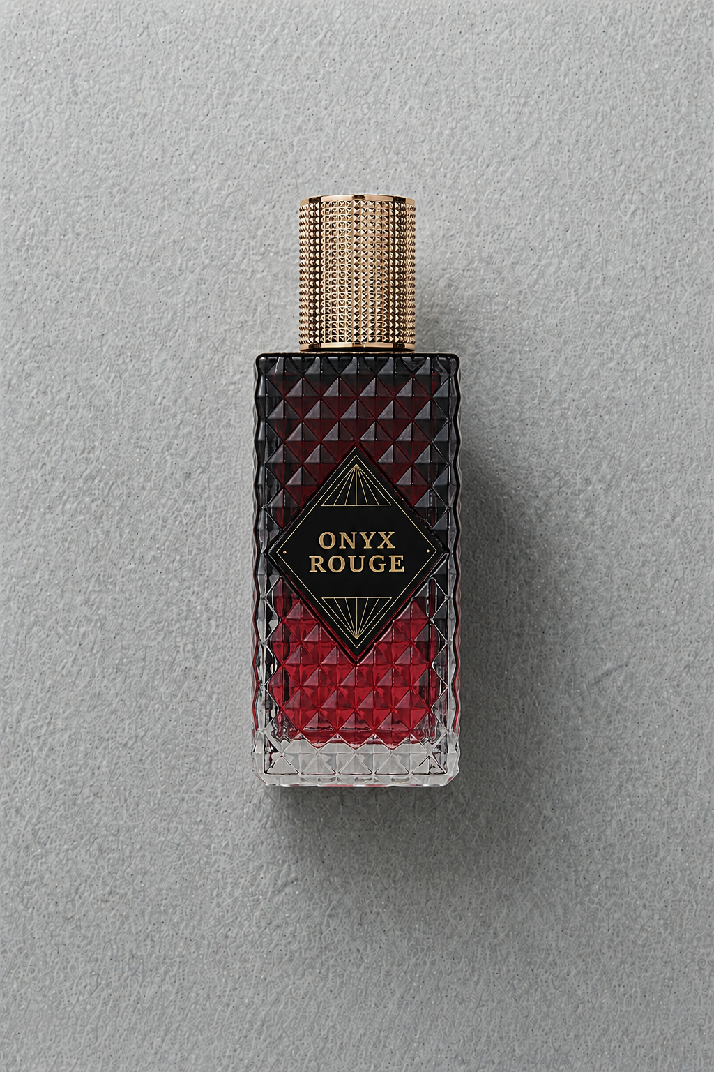 ZUOFUN Maison Z Onyx Rouge Eau de Parfum bottle on textured background