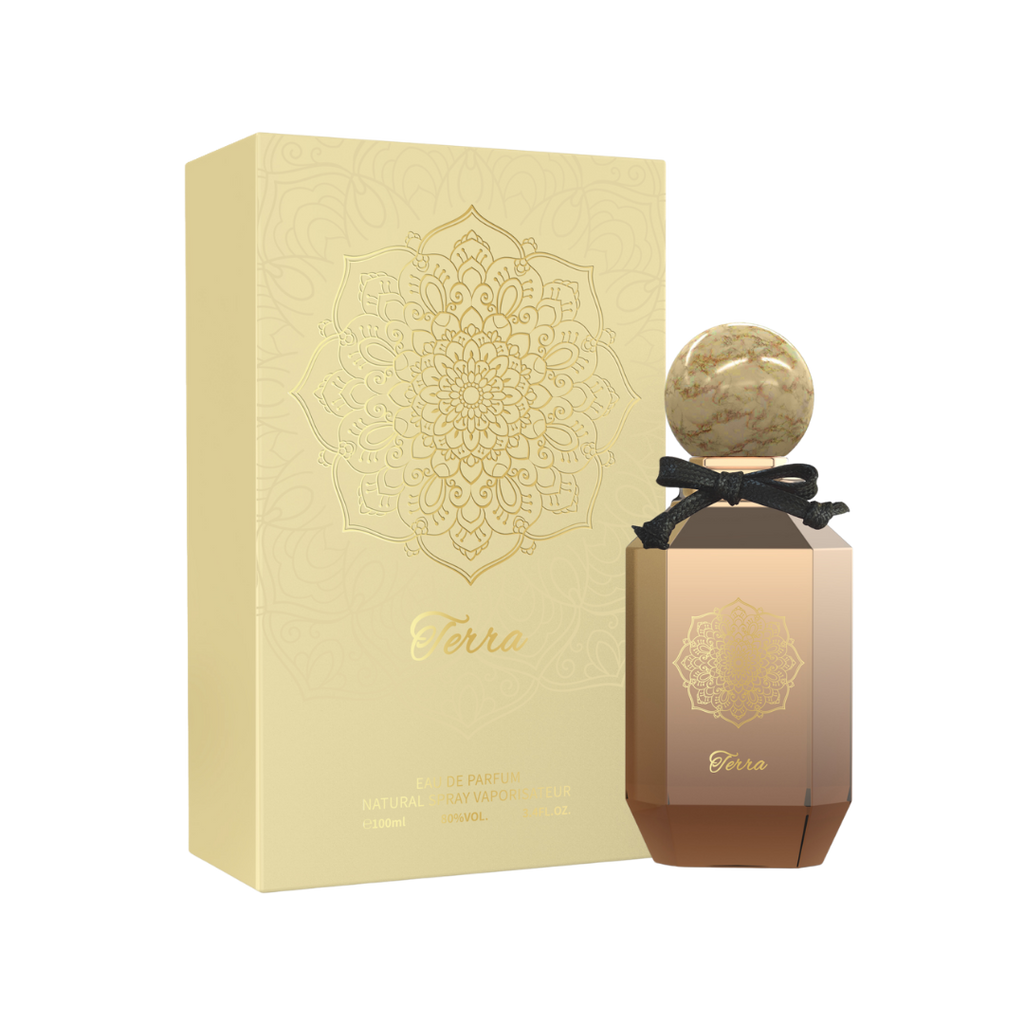 ZUOFUN Maison Z Terra perfume bottle with packaging isolated on transparent background