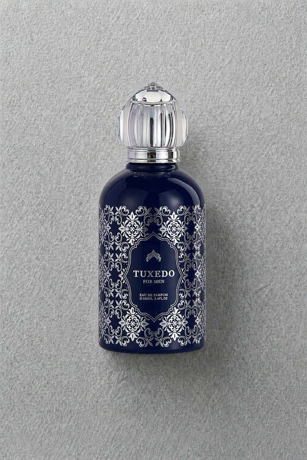 ZUOFUN Maison Z Tuxedo Eau de Parfum bottle on textured background