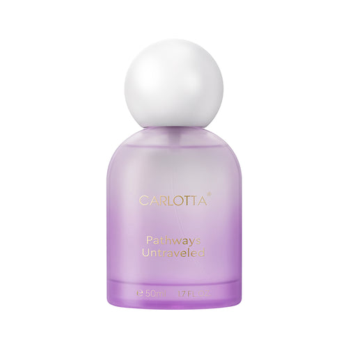 Pathways Untraveled floral perfume bottle with fresh orange blossom and jasmine scent