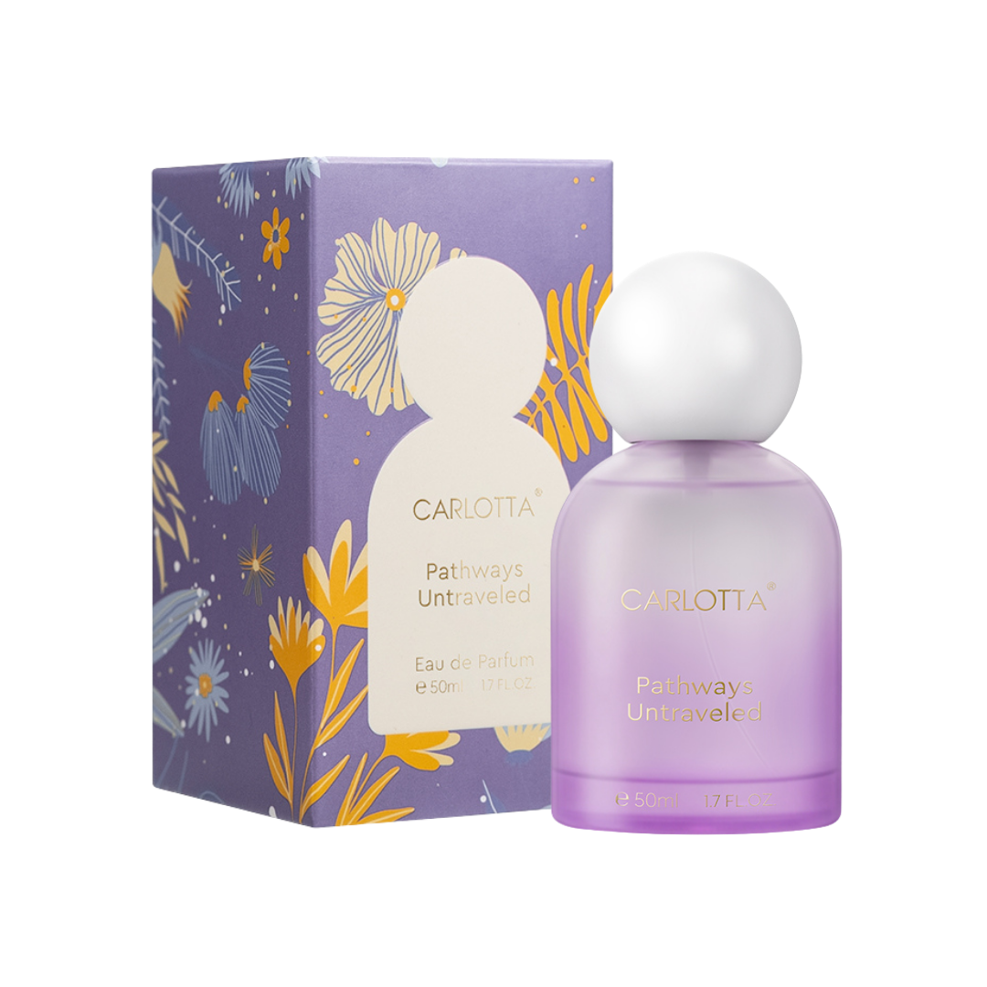 ZUOFUN Pathways Untraveled perfume bottle with packaging isolated on transparent background