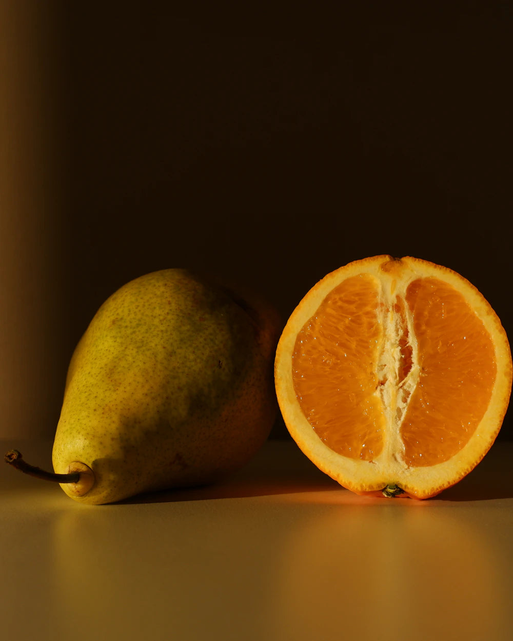 Golden citrus reflecting Maison Z Ambergris